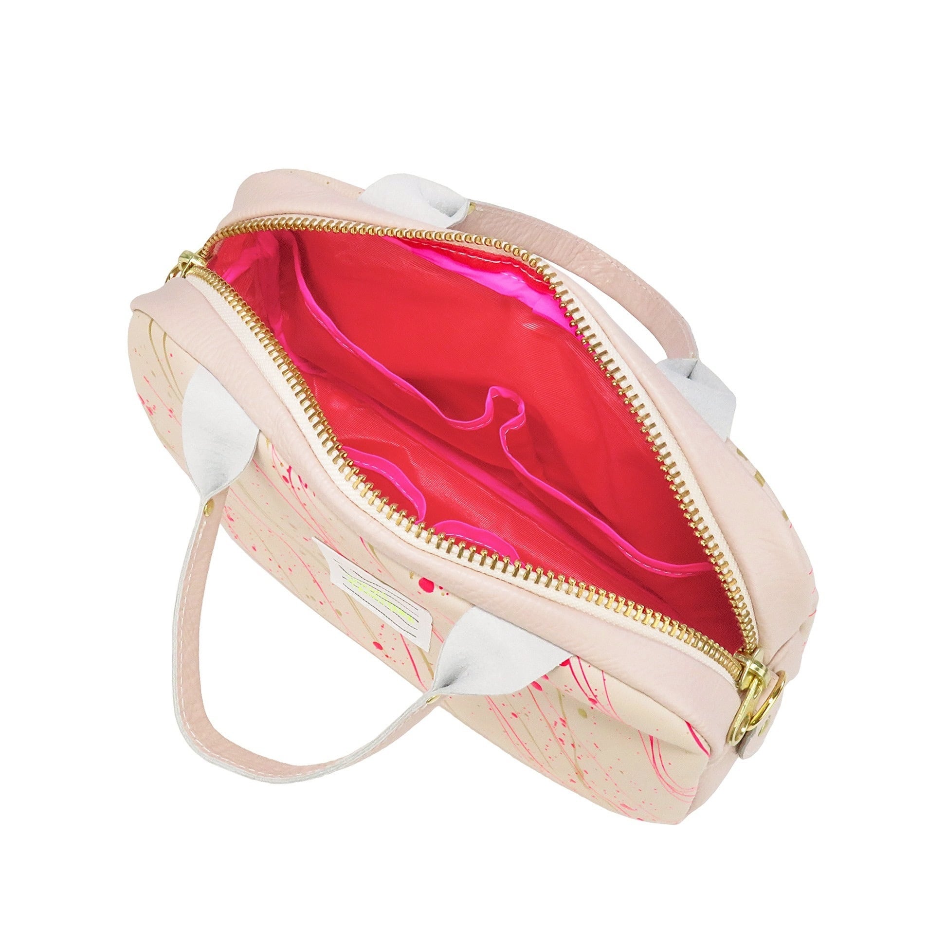 ミニボストンバッグ｟スプラッシュ/ ピンク｠ | YUICHI TACHIYAMA