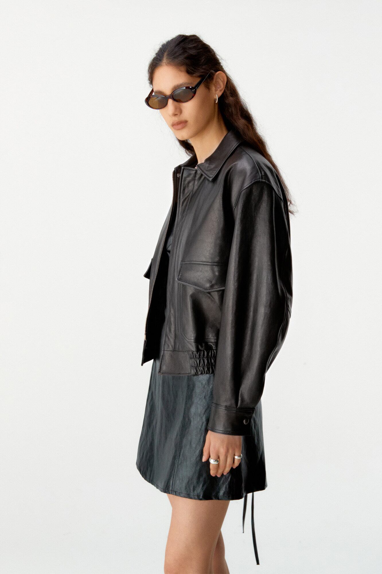 希少Vintage CCLogoBackpackY2K ギャル アーカイブレザー ☆【COOR】VEGETABLE LEATHER A-2 JACKET | もごつ