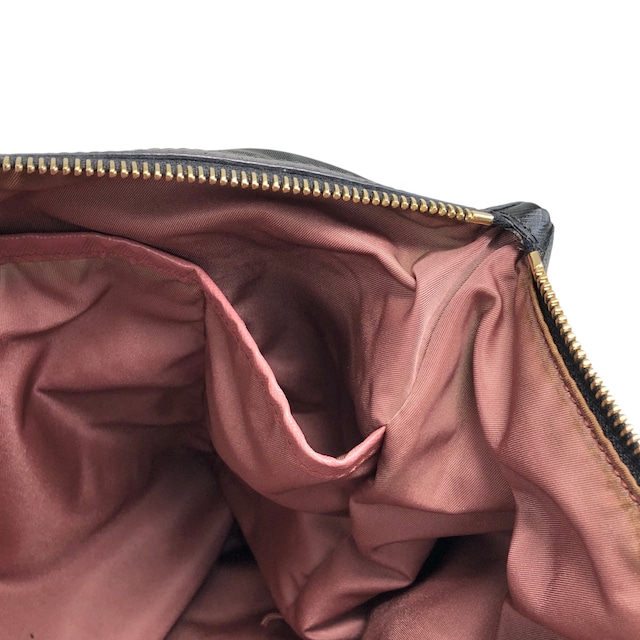 PRADA プラダ ハンドバッグ ブラック ロゴ ナイロン トートバッグ vintage ヴィンテージ オールド dvcviv