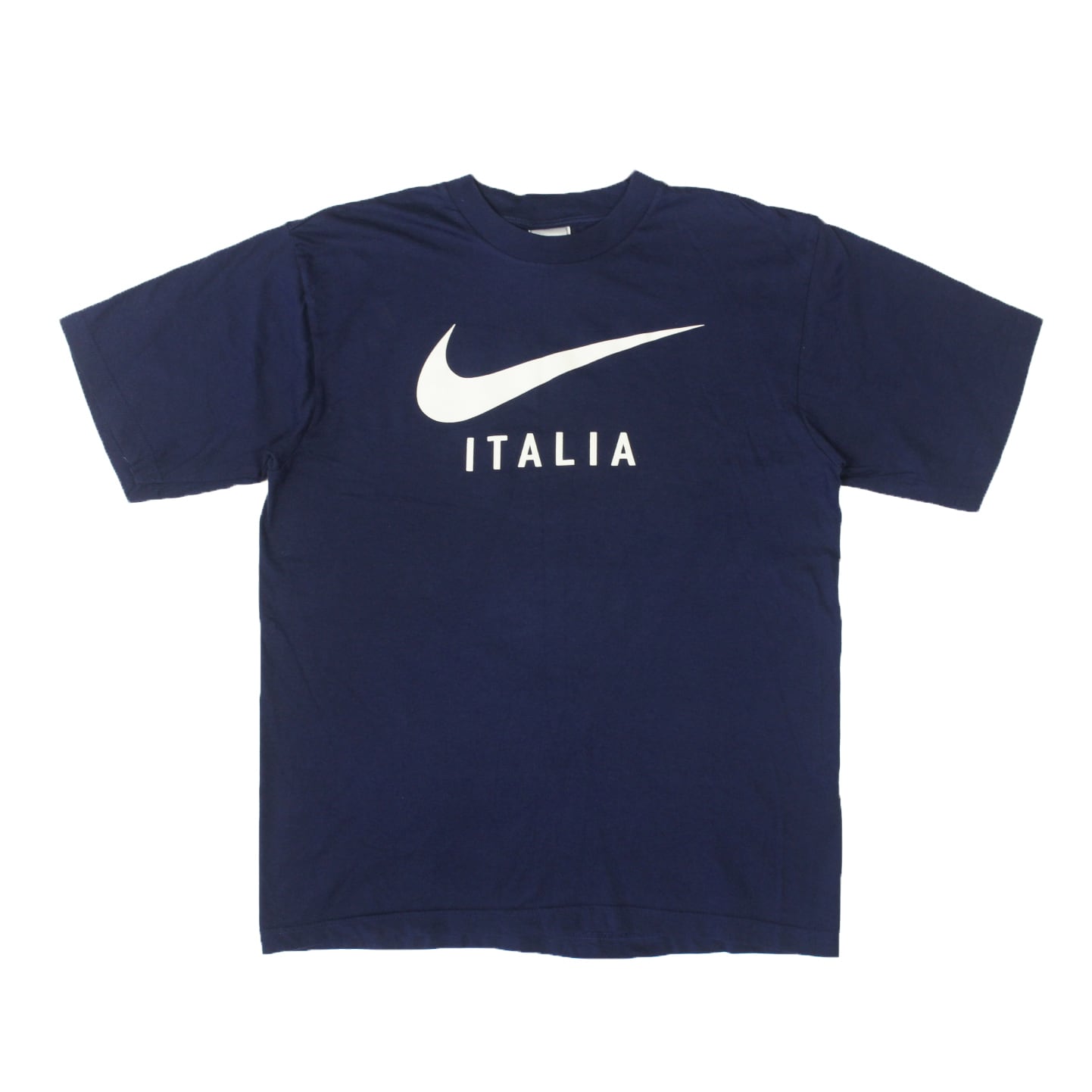 90's NIKE ITALIA FIGC T-Shirt Made in HUNGARY ナイキ