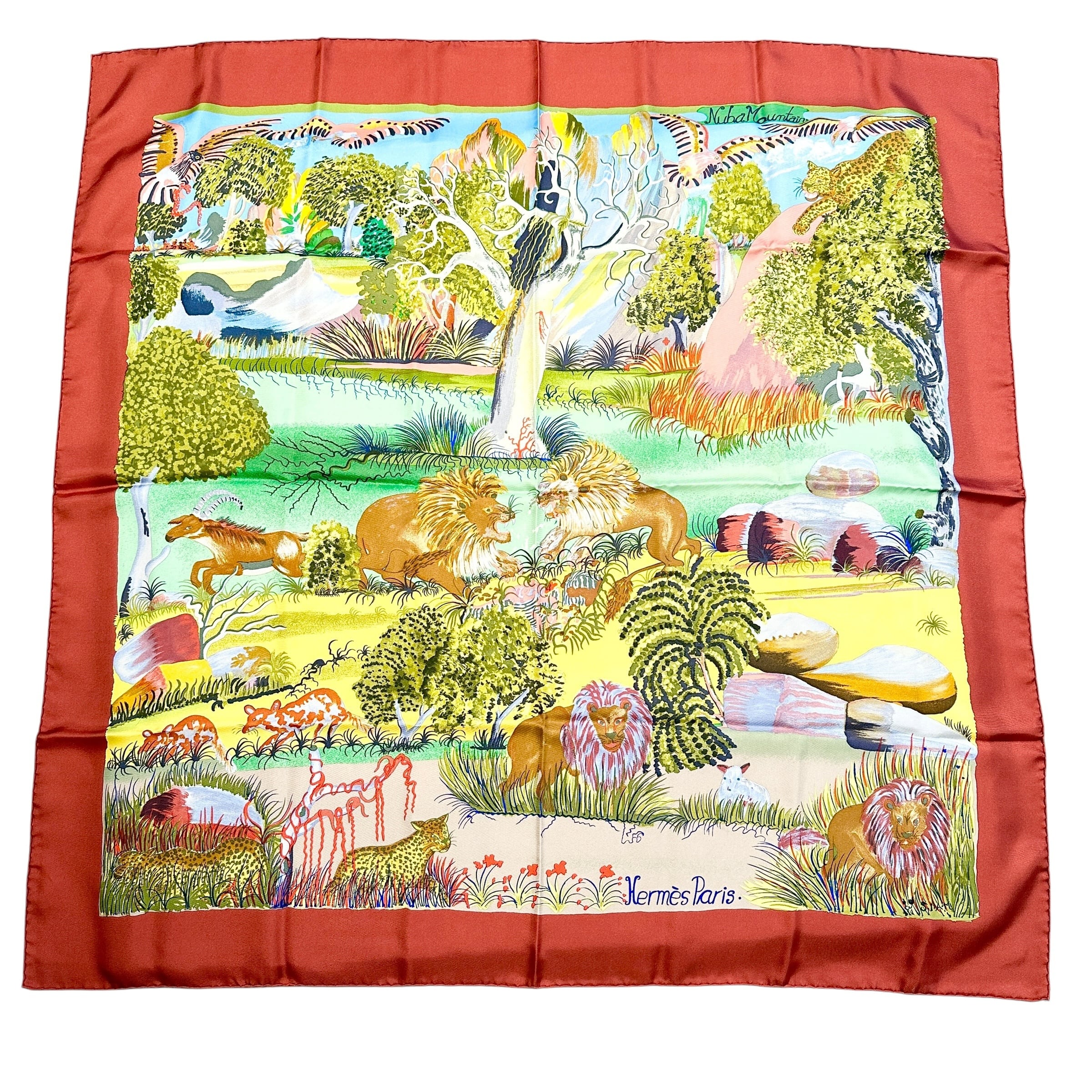 HERMES エルメス カレ90 ヌバ マウンテン 28812-202604