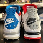 Nike Air Jordan 4 Retro SE "White/Military Blue/Fire Red" US10.5/28.5cm