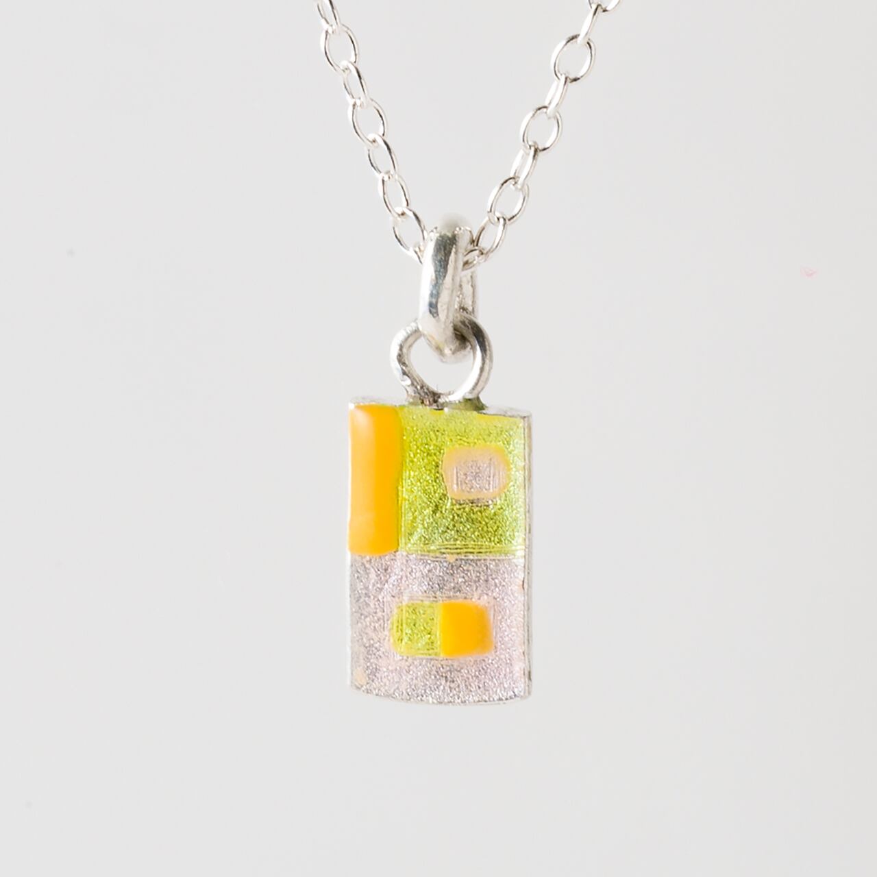 UNIQUE yellow & orange - necklace -