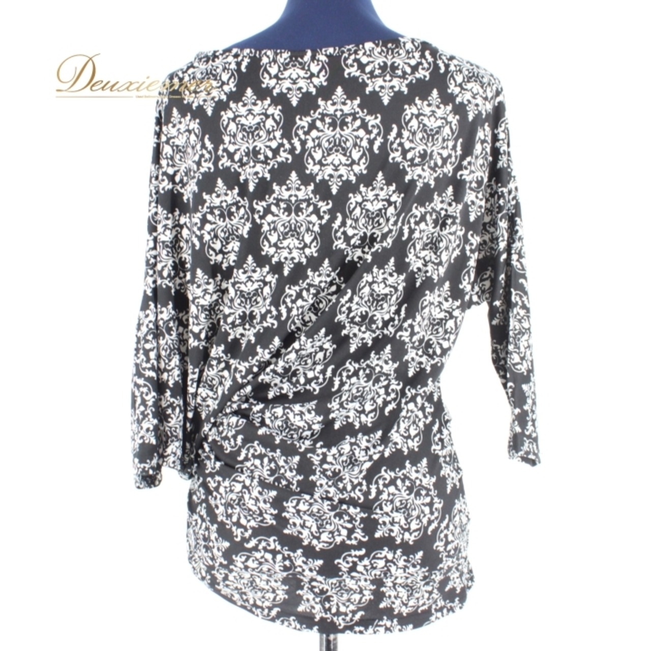 社交ダンス 衣装 スタンダード トップス レッスンウェア レディース オールシーズン 黒 白 Leirena レイリーナ ブラック系 ホワイト系 長袖 アシメ アシンメトリー ストレッチ性 おしゃれ フォーマル ダンスウェア モダン デザイン 洗練された