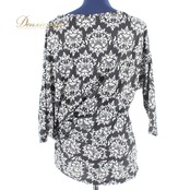 社交ダンス 衣装 スタンダード トップス レッスンウェア レディース オールシーズン 黒 白 Leirena レイリーナ ブラック系 ホワイト系 長袖 アシメ アシンメトリー ストレッチ性 おしゃれ フォーマル ダンスウェア モダン デザイン 洗練された