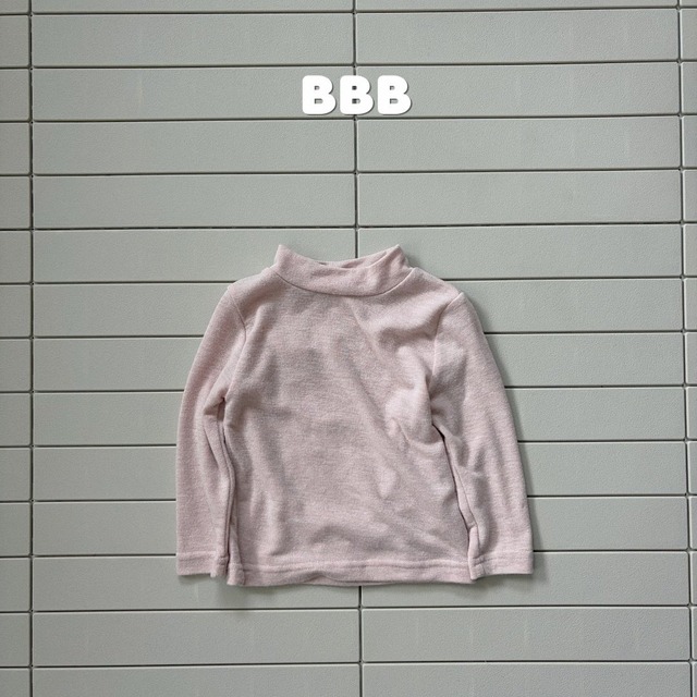 《予約》送料無料【Bella bambina】Solid Mock Neck Tee