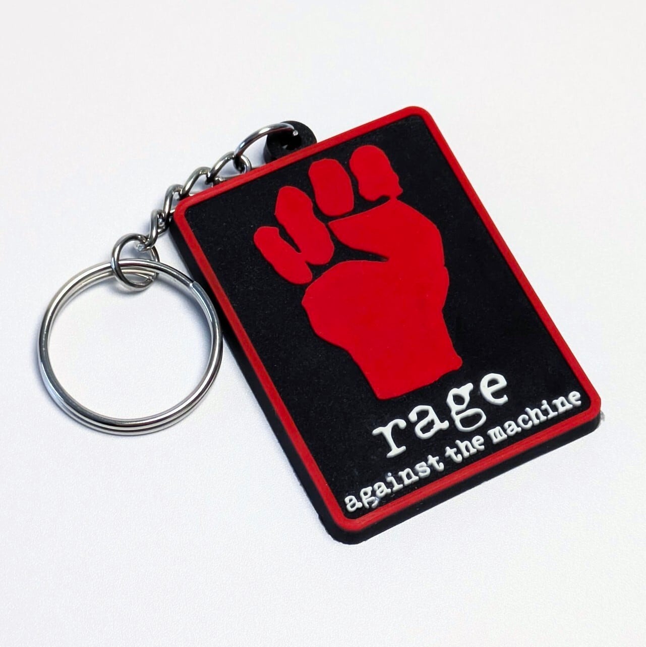 ♧ 送料無料！ ★ラバーキーホルダー★〘5264〙 【 Rage Against the Machine ( レイジアゲインストザマシーン ) 】〚アメリカン雑貨 アメトイ〛