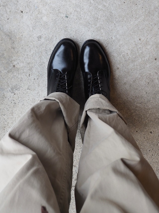 【NOS】6R (24.5~25cm) 1995’s U.S.Navy leather service shoes / Dress Oxford  WOLVERLINE USA製 サービスシューズ ブラック デッドストック