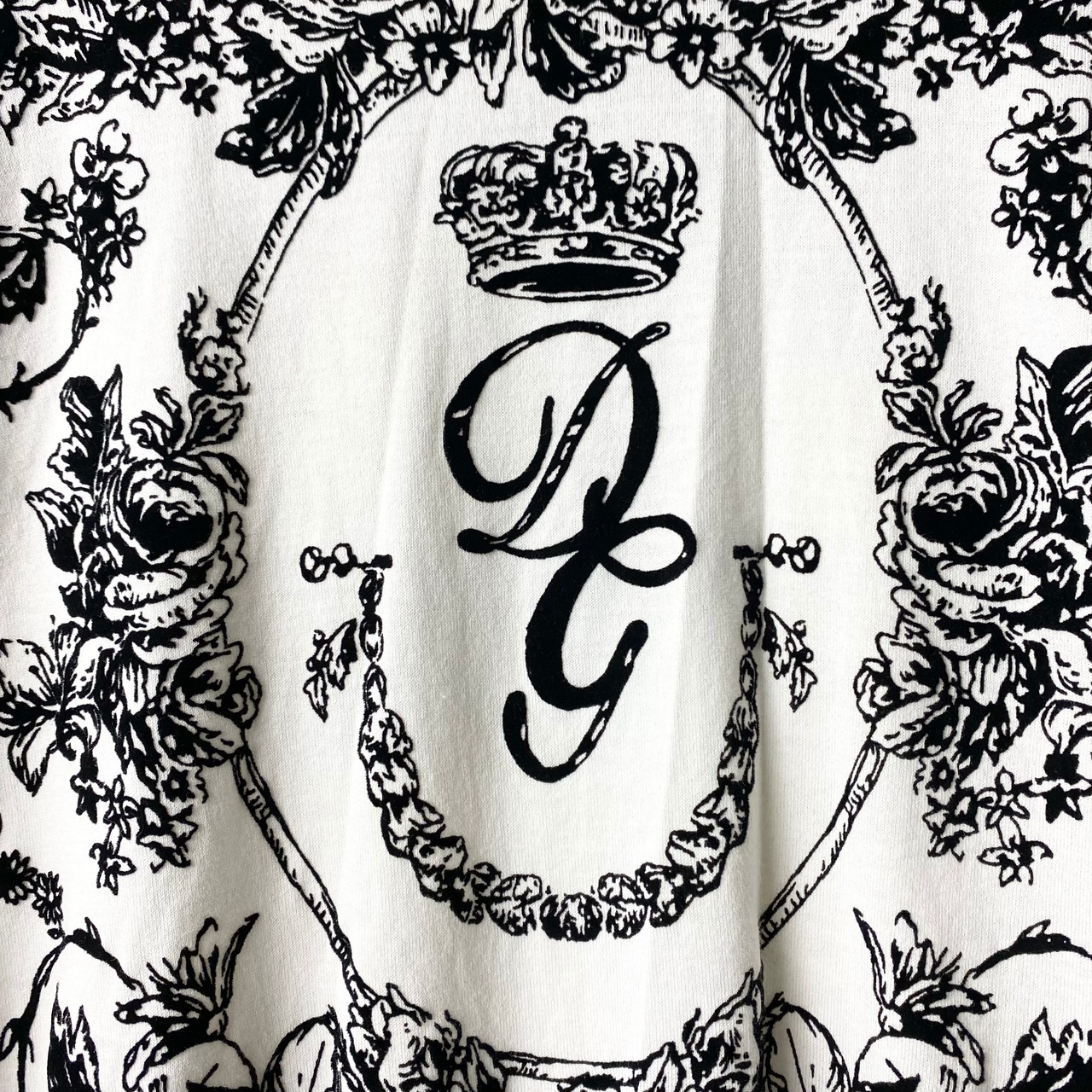 DOLCE&GABBANA floral print tee