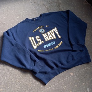 US NAVY プリントスウェット used [102008]