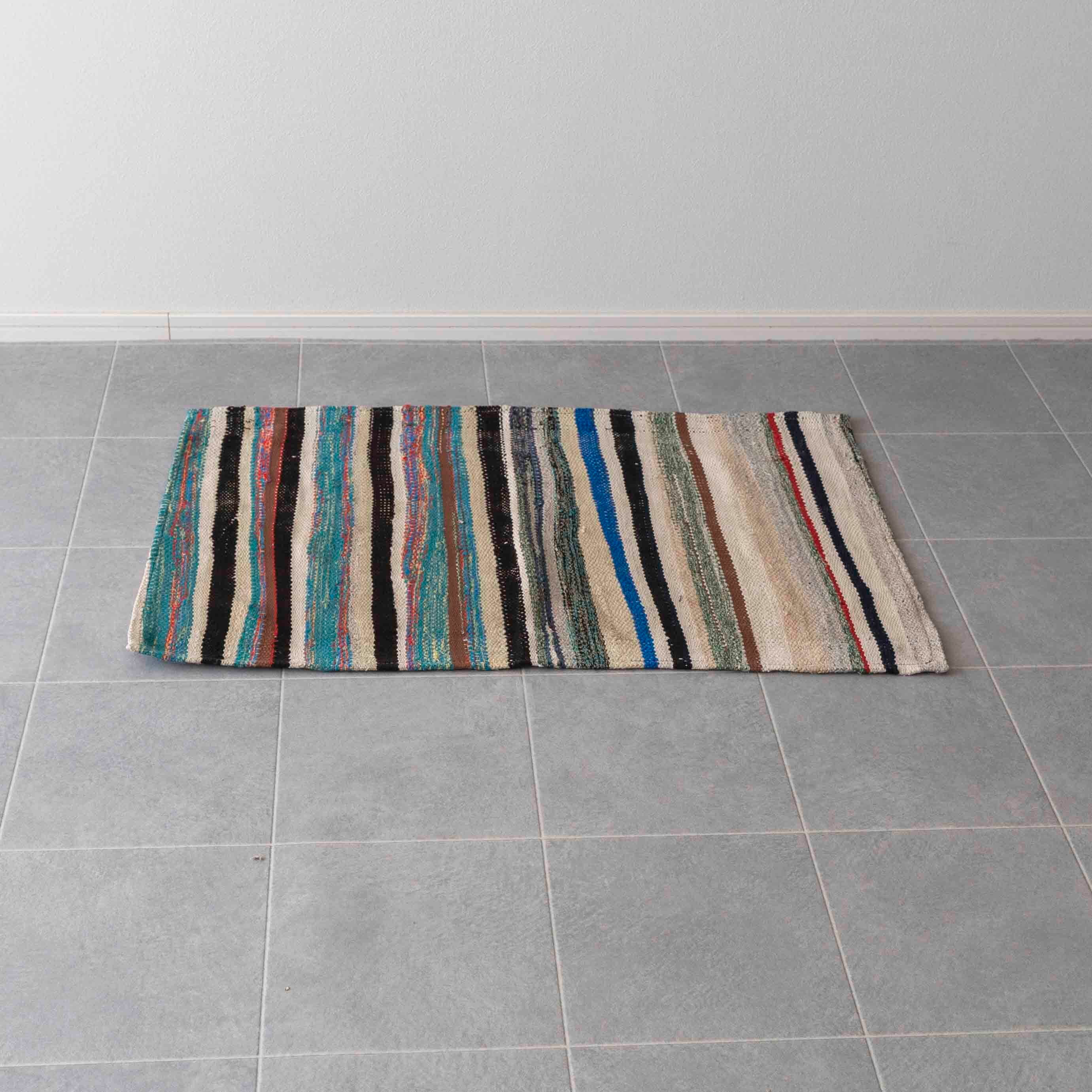 Vintage】ハイク・ラグマット マルチストライプ 