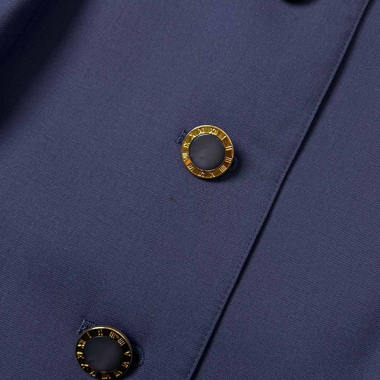 CARA O CRUZ キャラオクルス 長袖 ワンピース 9/くすみブルー系 レディース レトロ レリアン