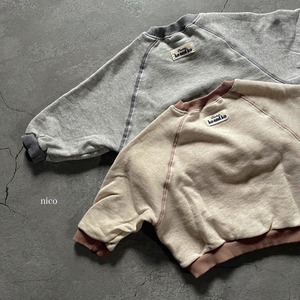 ステッチラグランスウェット(75-110サイズ)