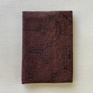 Book29 ブックカバー19cm 焦茶 シピボ族の泥染め