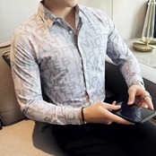 letter print shirt tops 00251