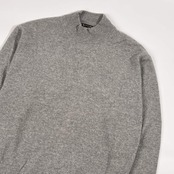 カシミヤ100% PURE CASHMERE ピュアカシミヤ ニット セーター M/グレー メンズ