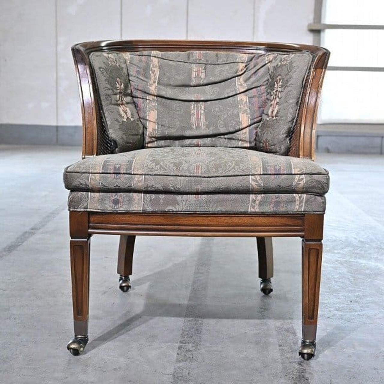 マルニ 23万「地中海ロイヤル/シャルル 」ラウンジチェア A ビーチ無垢材 キャスター ラウンジ リビング 書斎 クラシック ブナ maruni