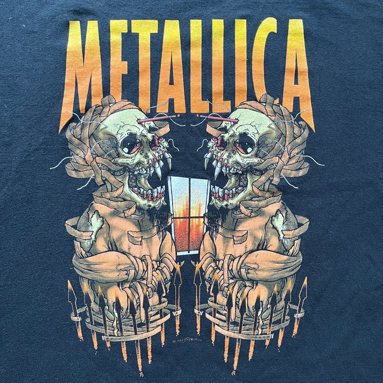 トップス 00'S LLICA SUMMER SANITARIUM TOUR XL Metallica 2000 Summer Sanitarium Tour Band Tee | Vintage High Line