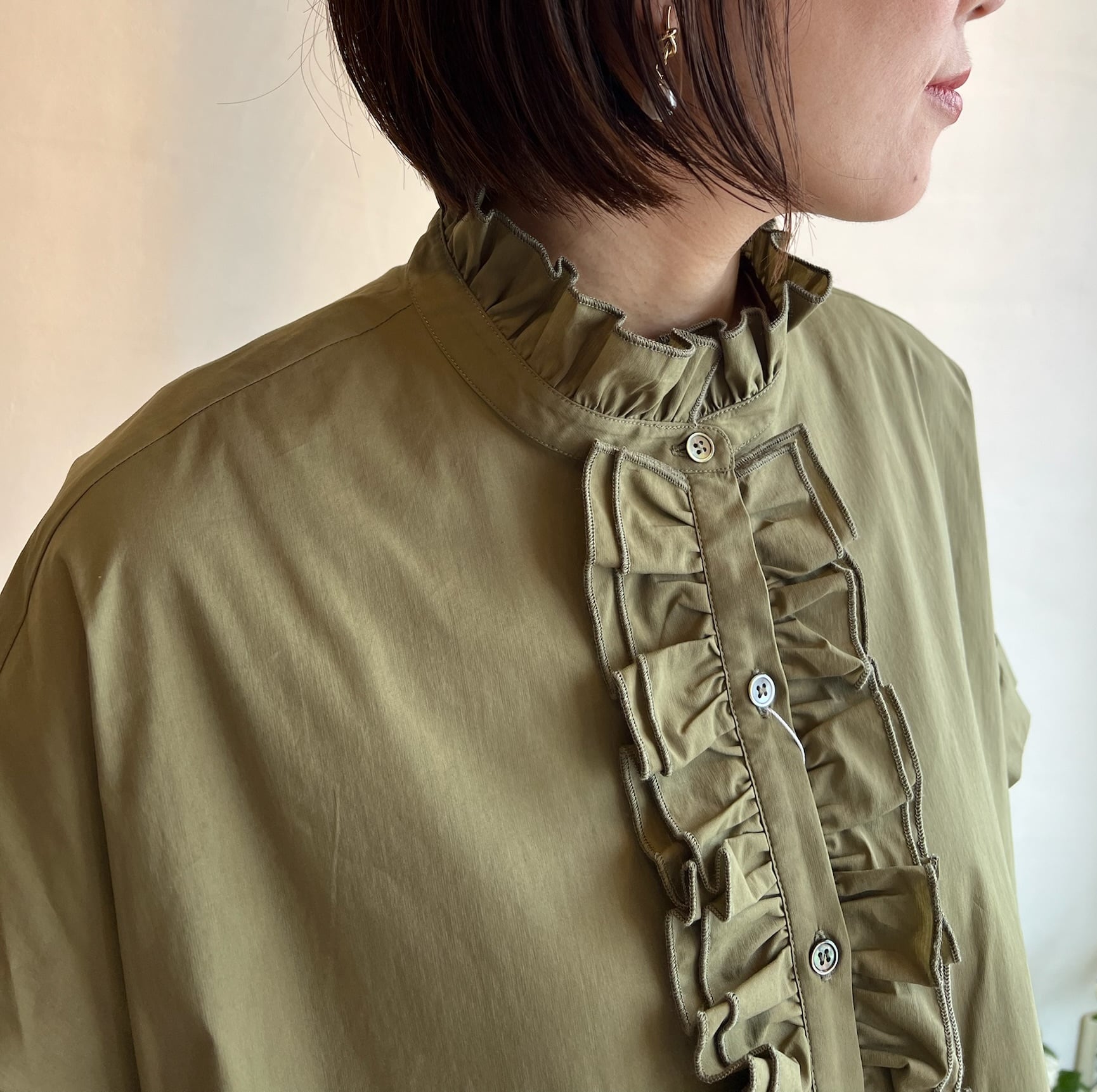MARGAUX VINTAGE / フリルシャツ | anouk