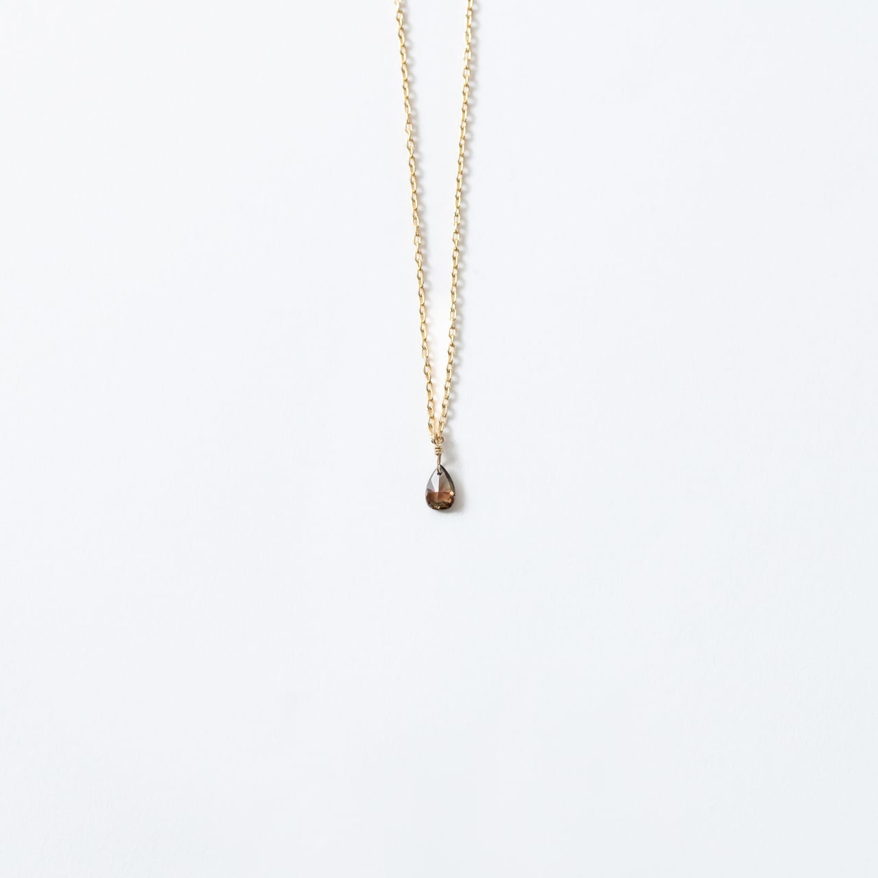 ローズカットダイヤモンドネックレス