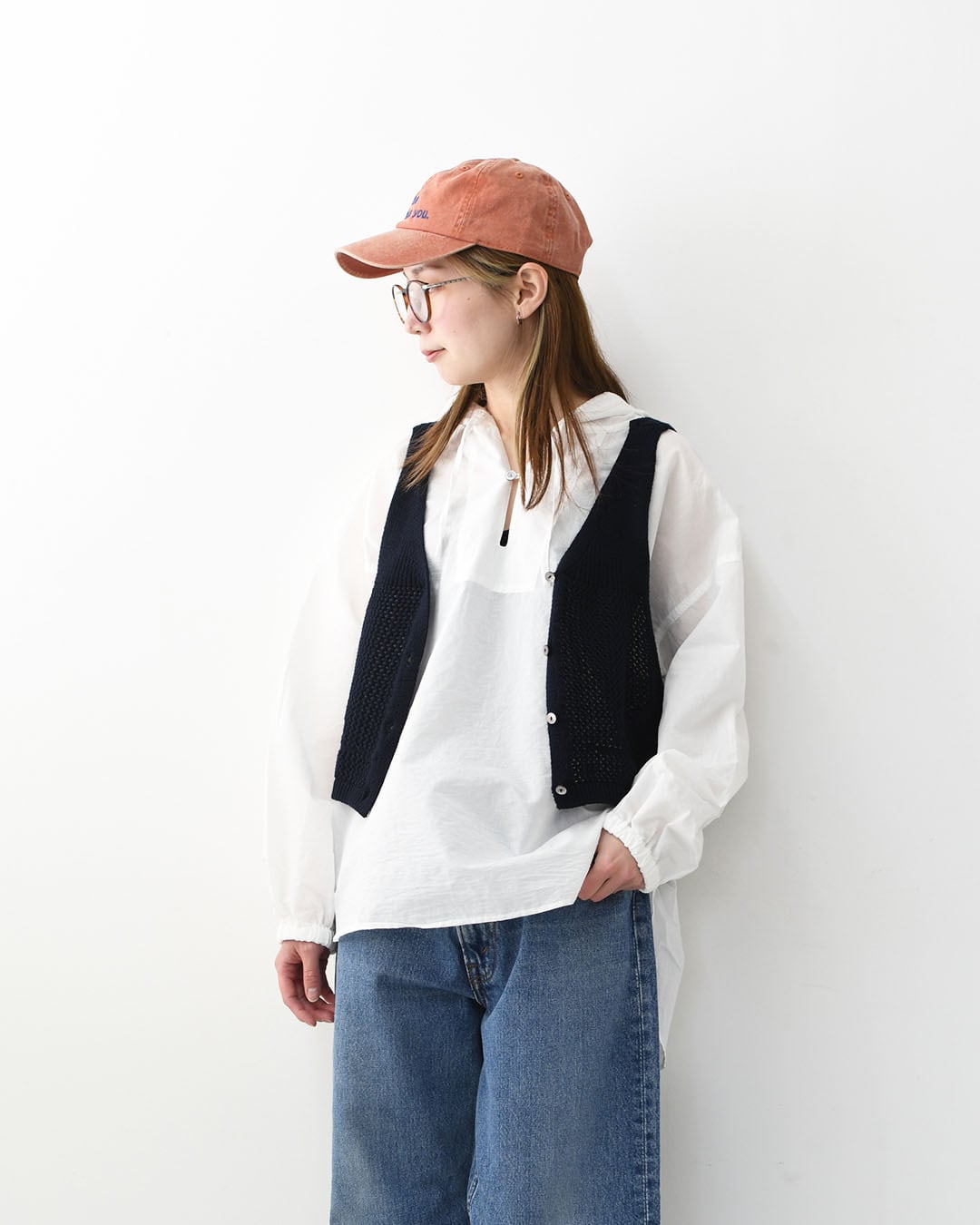 MidiUmi [ミディウミ] 2way needle work vest [1-720102] 2wayニードル