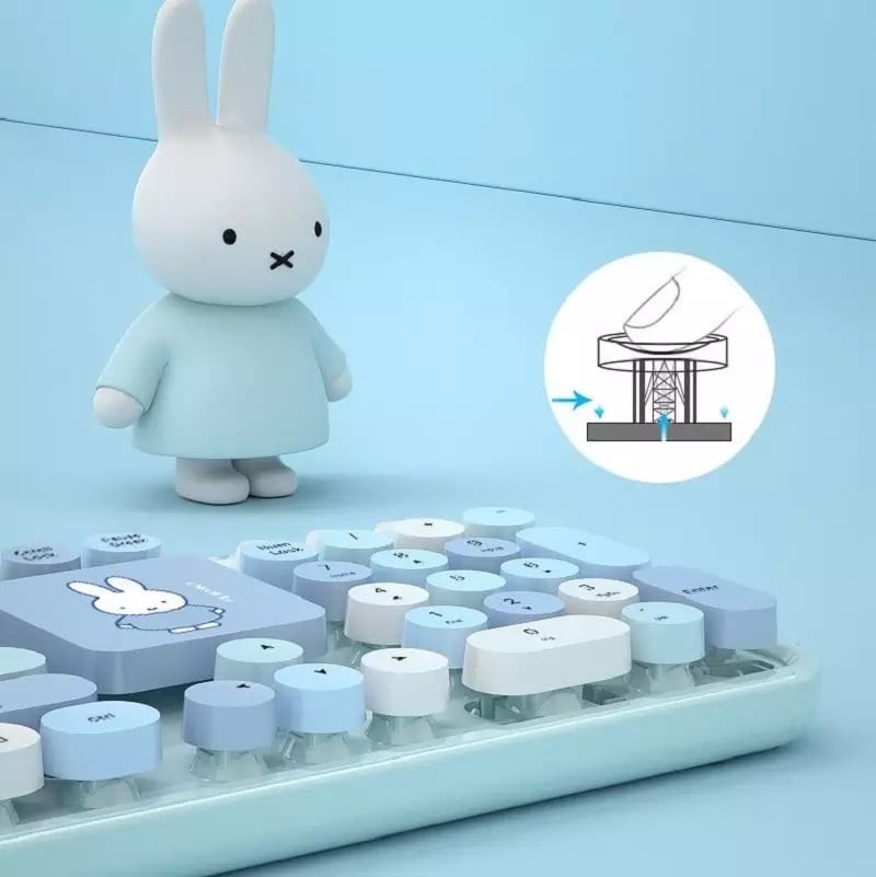 Miffy Bluetooth keyboard&mouse set 3色 ミッフィーちゃん