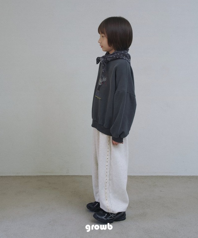 スタッドジョガーパンツ ※ジュニアsize 【GROWB】