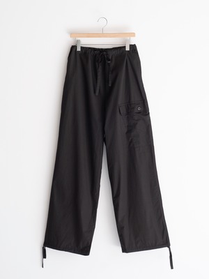 SEEALL　BERGIAN ARMY PANTS WITH COTTON LINING　BLACK　SAU63 PT381