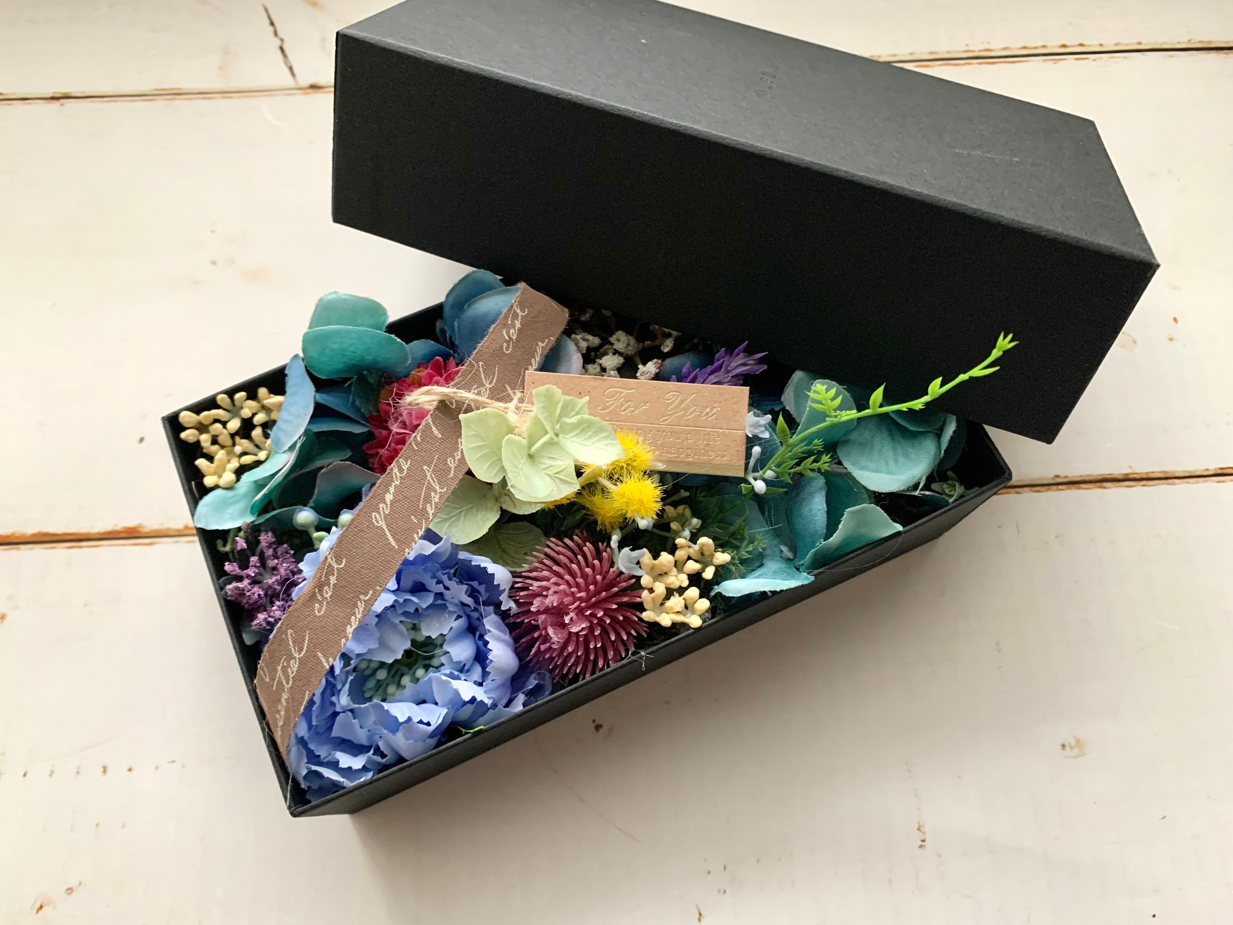 フラワーボックス ギフト アーティフィシャルフラワー | スパイスオブ