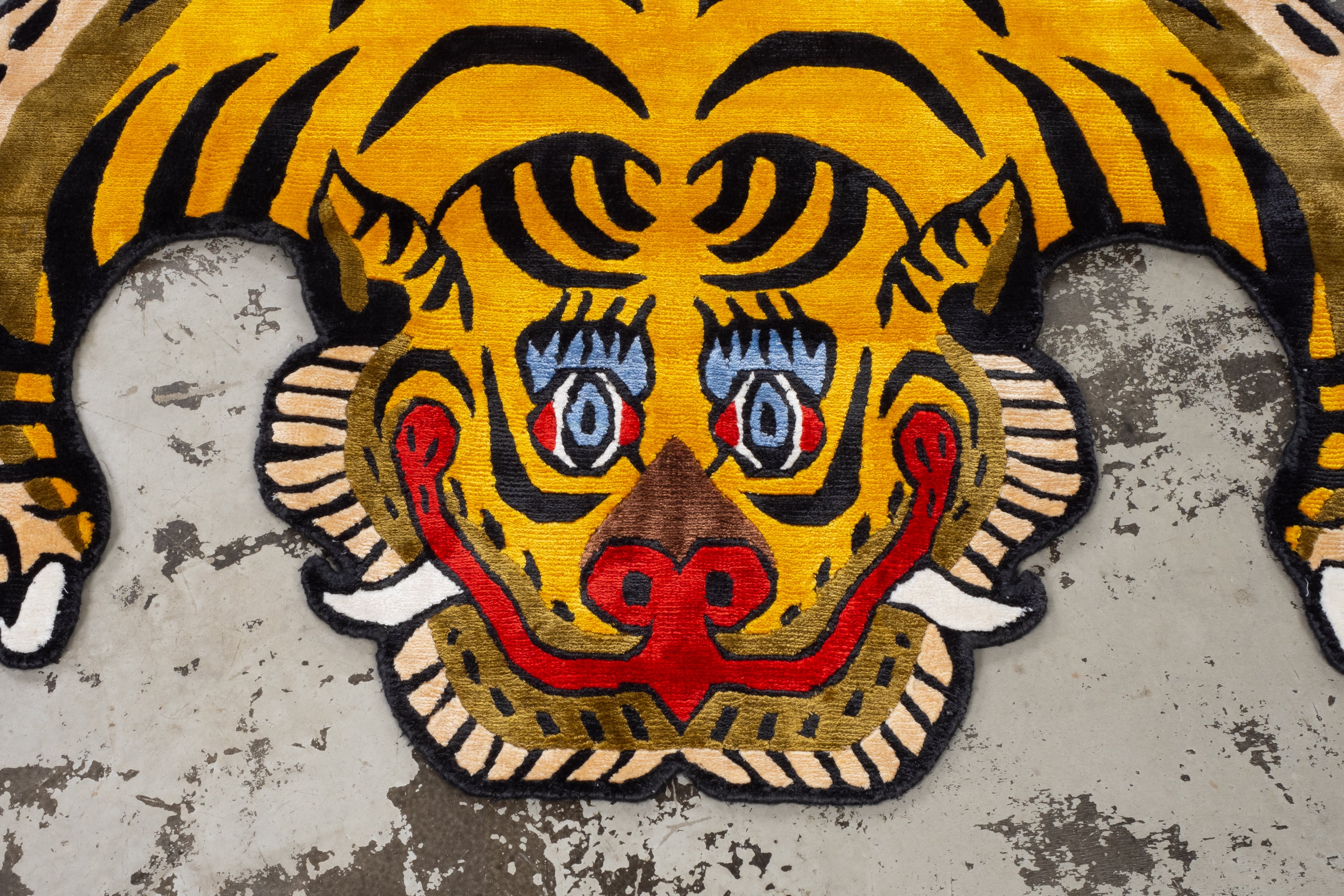 Tibetan Tiger Rug 《Lサイズ•シルク114》チベタンタイガーラグ