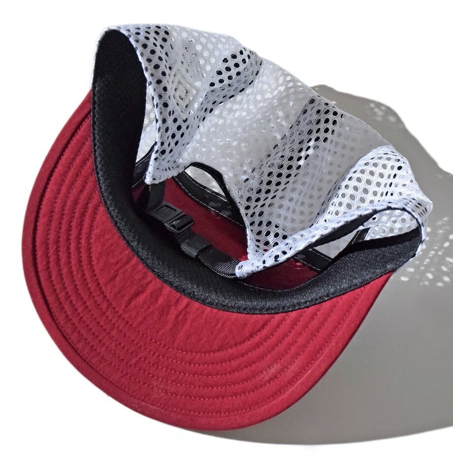 ELDORESO / Emblem Mesh Cap(Burgundy) | 道がまっすぐ
