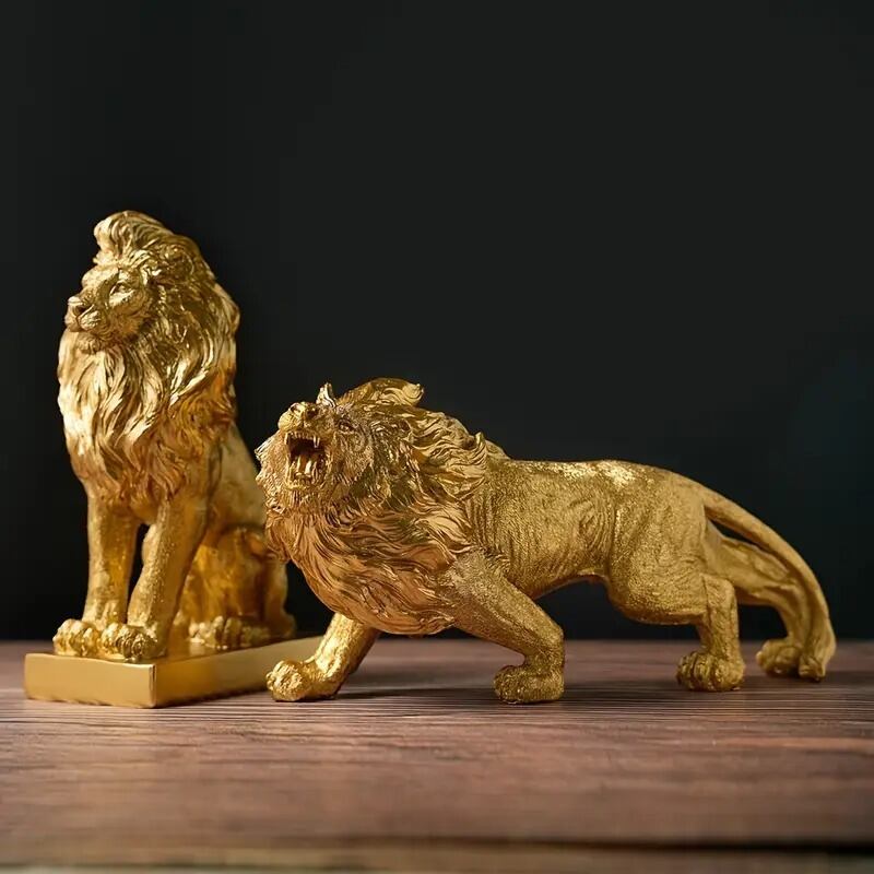 置物 オブジェ ライオン フィギュア インテリア 部屋飾り おしゃれ