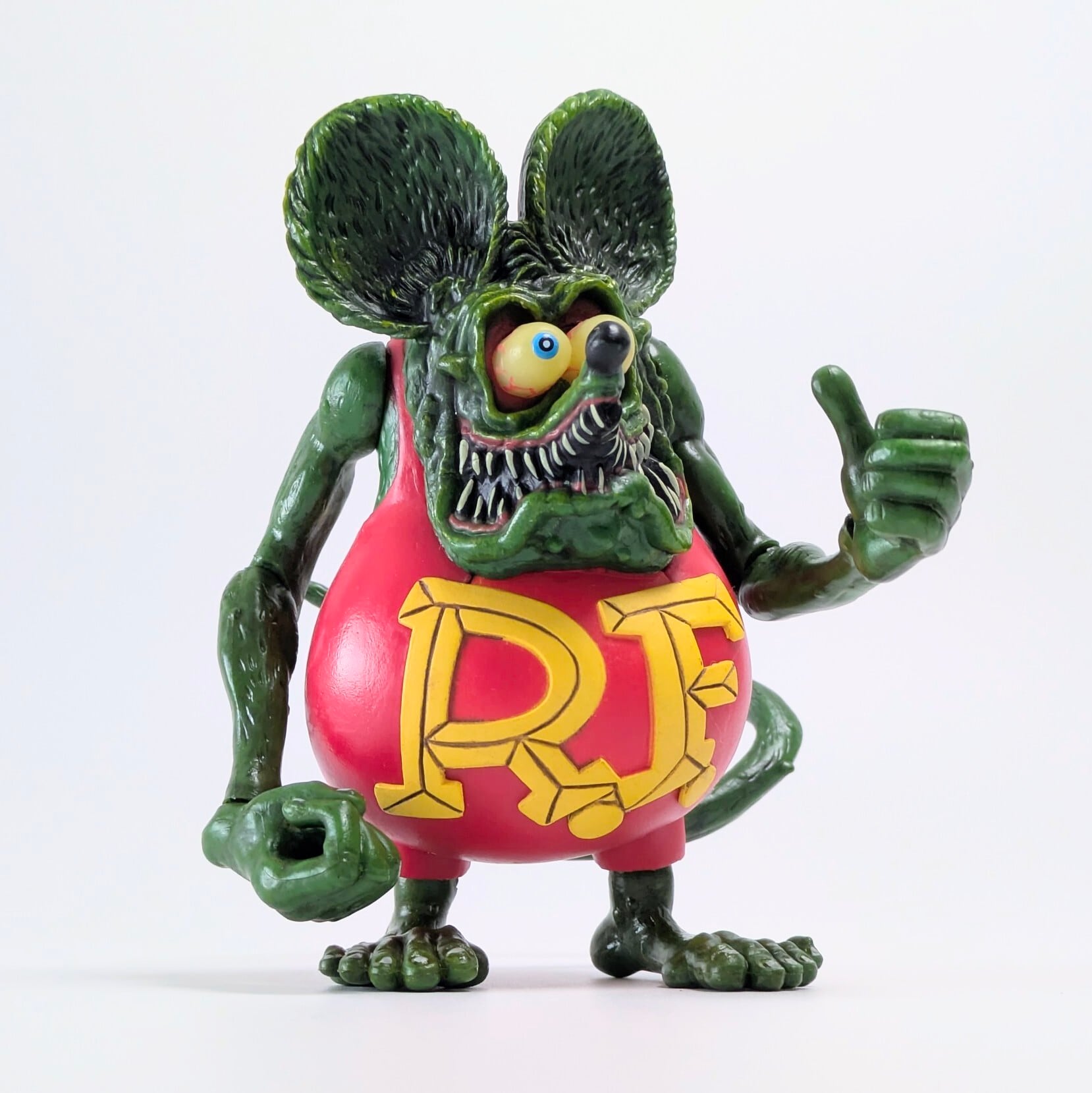 ⚡️SPECIAL LIMITED⚡️【 Rat Fink ラットフィンク 】 PVCアクションフィギュア / 可動フィギュア / RED 〚アメリカン雑貨 アメトイ〛