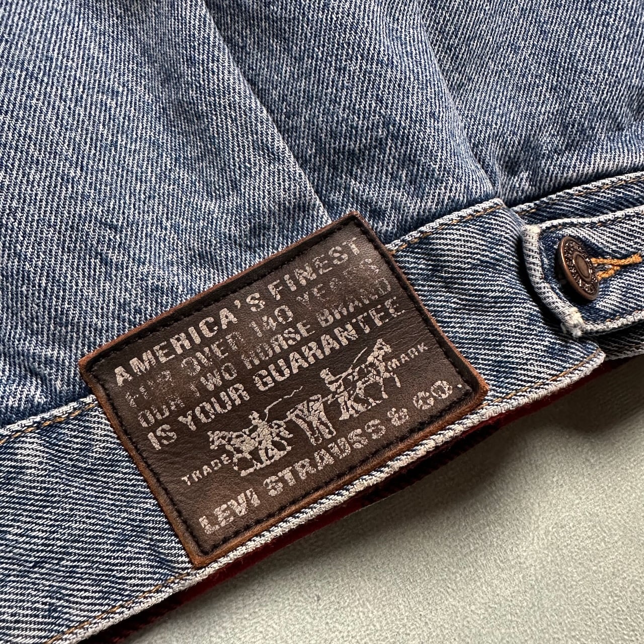 90s チュニジア製 Levi's リバーシブル リーバイス ブロック 90s チュニジア製 Levi's リバーシブル リーバイス ブロック