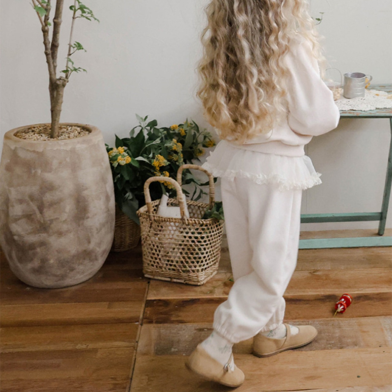 「予約販売」秋フリル付きスカートパンツ