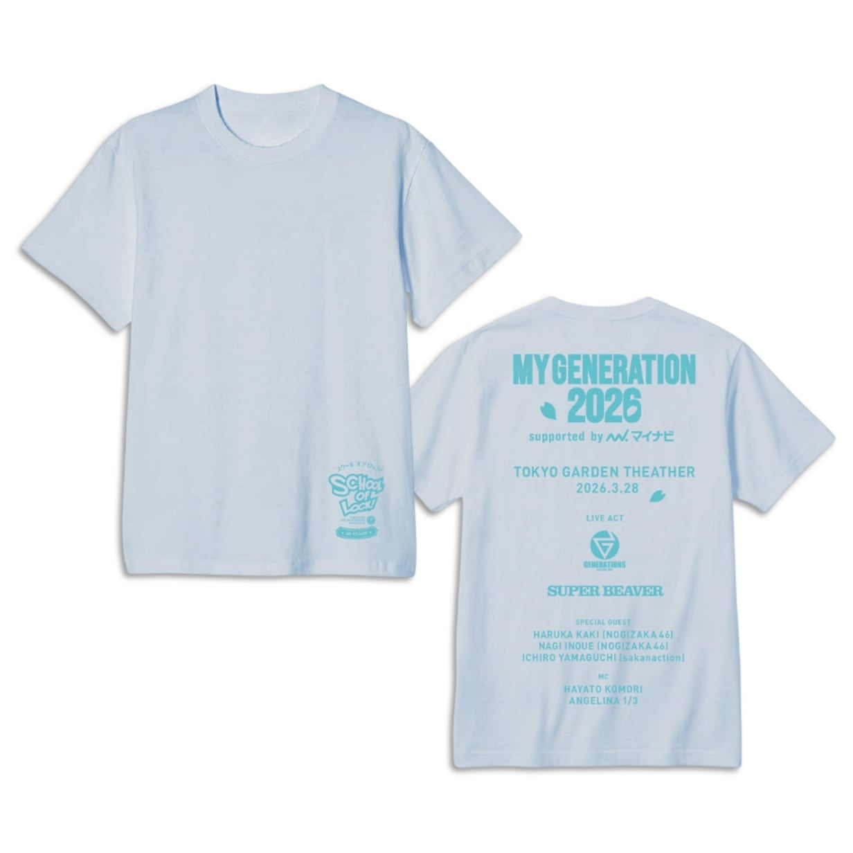 再•BABYL / REGEND1999限定DVD BOX(TシャツM) SCHOOL OF LOCK! 20th Anniversary MY GENERATION2026 TシャツLIGHT