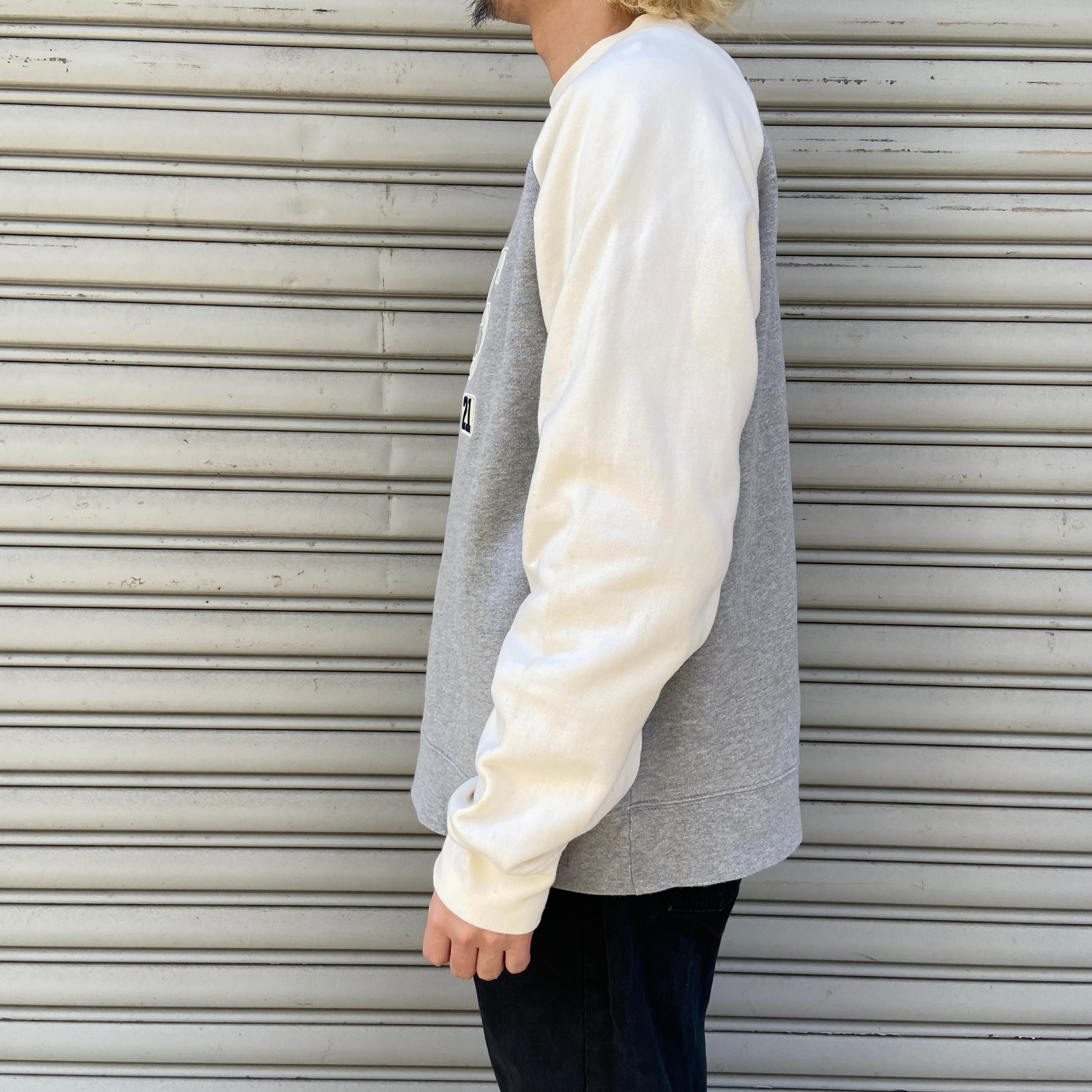 90 Stussy 紺タグ ステューシー ラグランロゴスウェット SSSロゴ 90 Stussy 紺タグ ステューシー ラグランロゴスウェット SSSロゴ