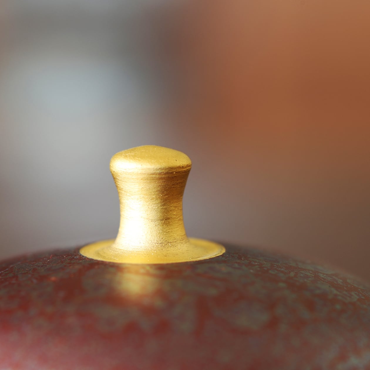 昭龍天目（紅金） 急須 常滑焼の名工・梅原昭二（常滑焼）極上