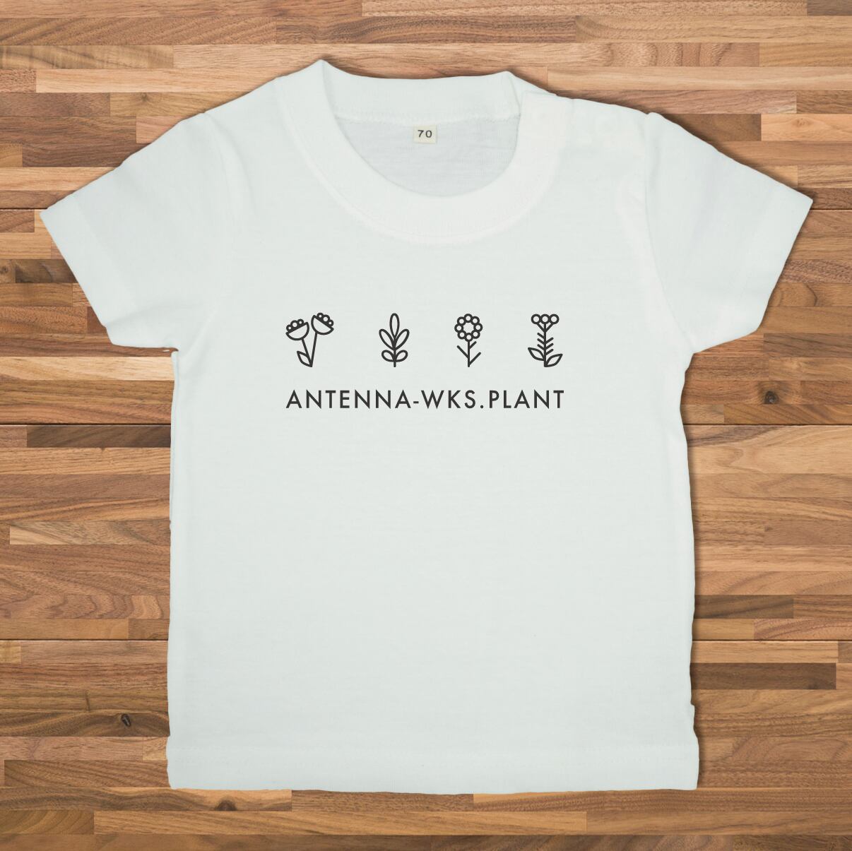 トカゲ イラスト Tシャツ／ホワイト【CWE-058WH】 | antenna-wks.store