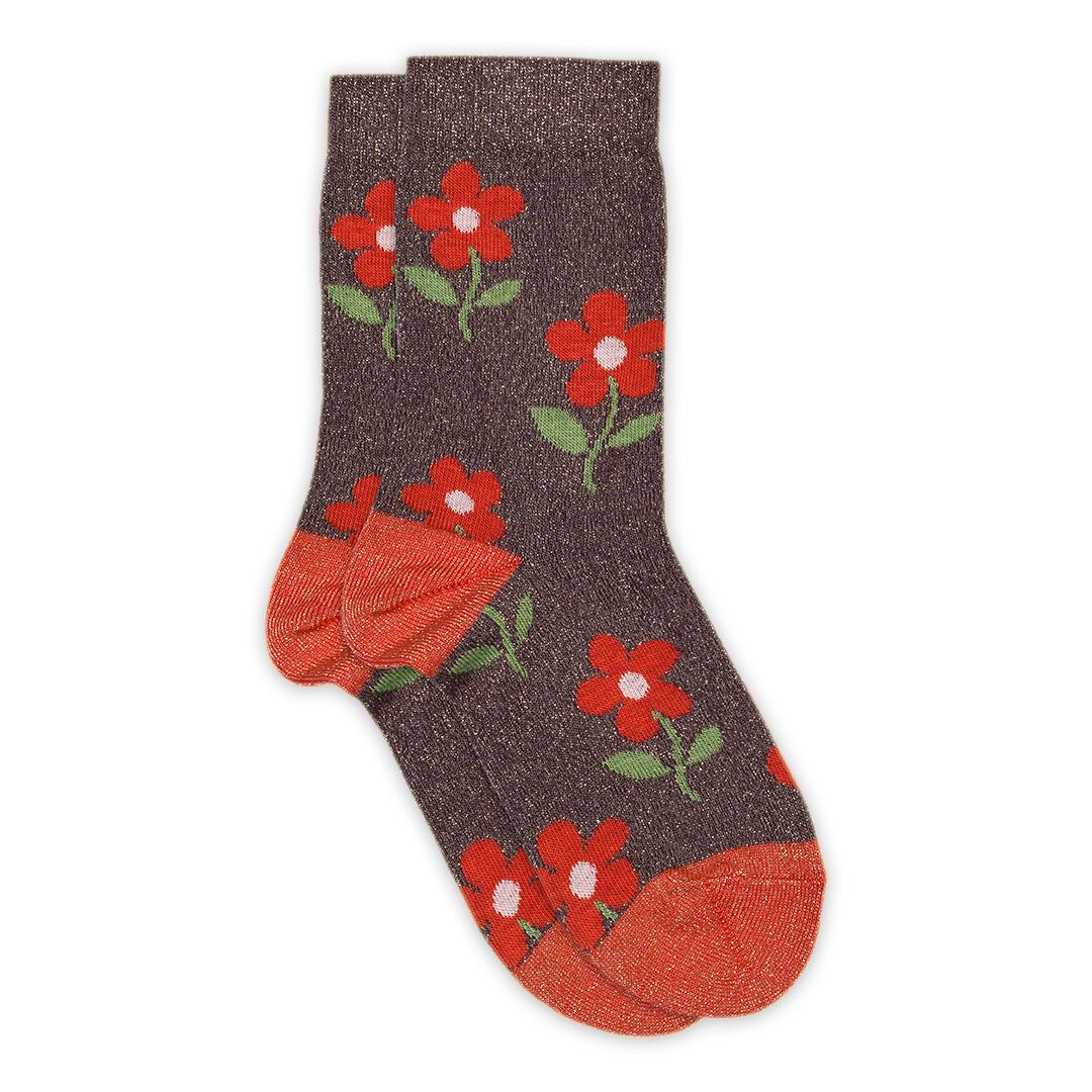 【mpDenmark(Melton) Posies glitter socks】