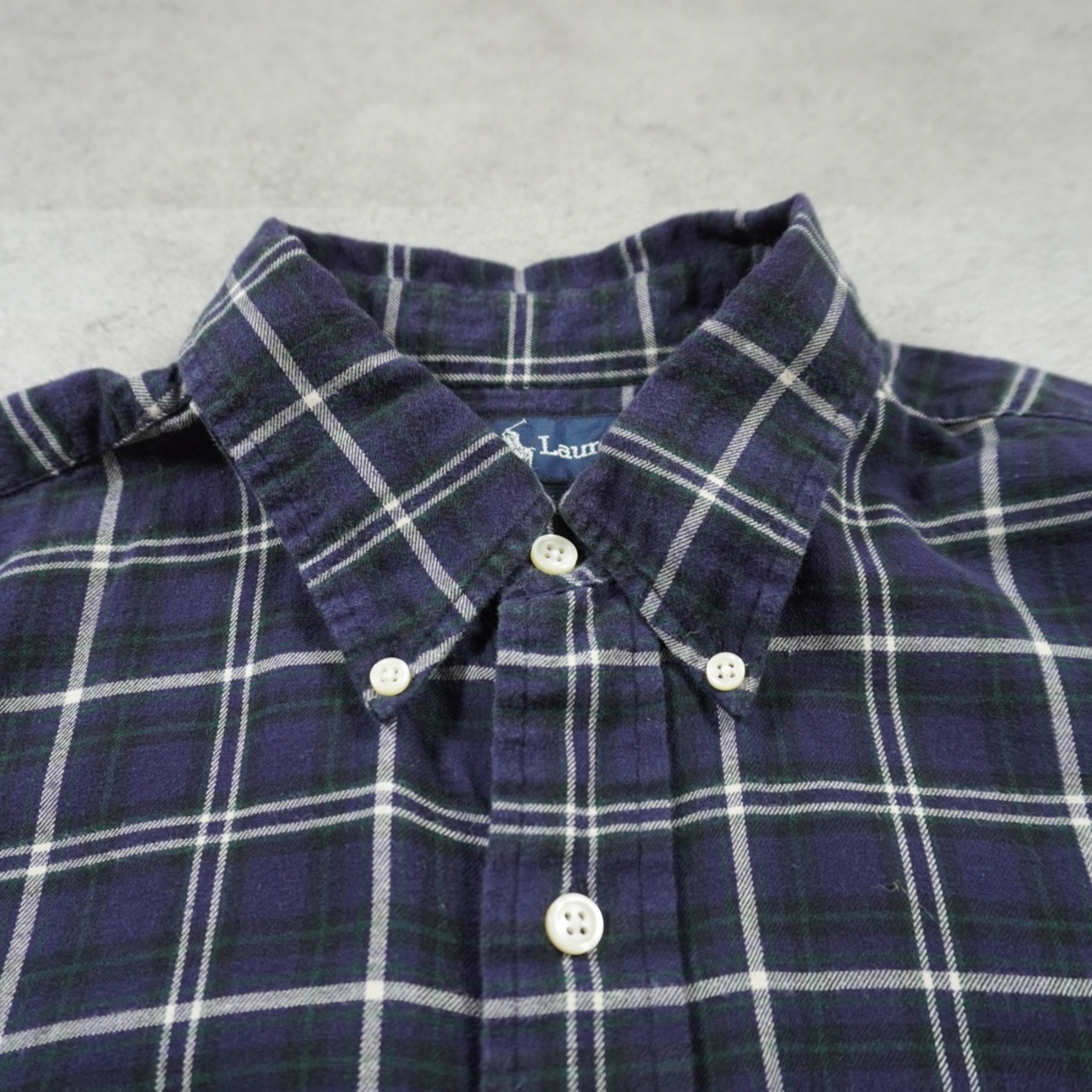 90s Ralph Lauren plaid shirt BLAIRE L 古着 - 4