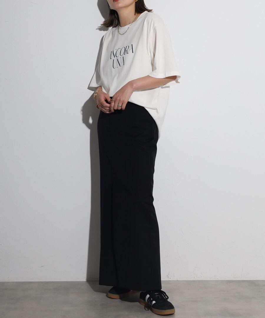 ワイドスリーブフロントロゴT【t-11022】.