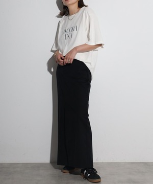 ワイドスリーブフロントロゴT【t-11022】.