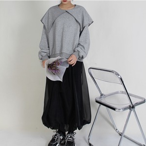ビッグラペル　 スウェットプルオーバー2col N 10153