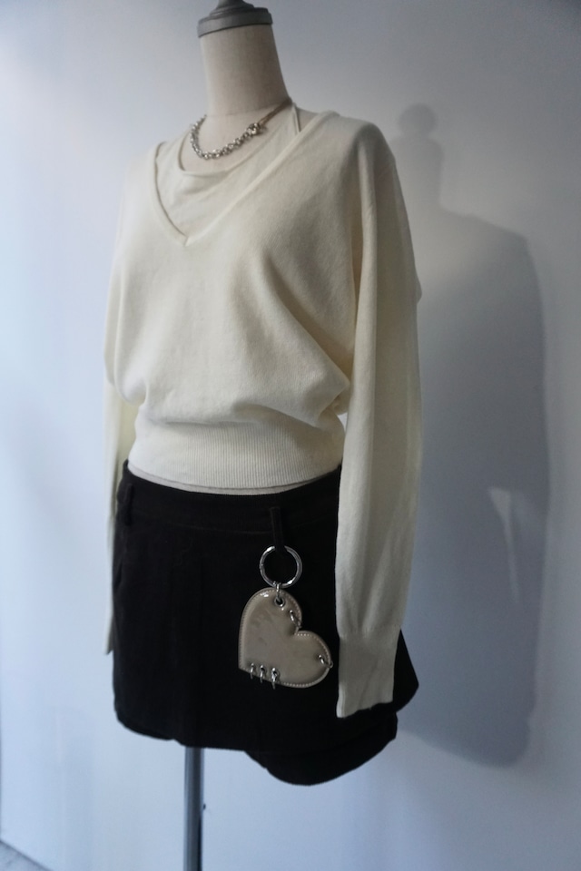 CAMI SET KNIT TOPS (IVORY) 2510-62-332 CAMI SET KNIT TOPS (IVORY) 2510-62-332