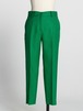 green tapered pants
