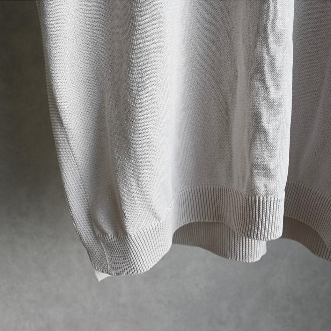 STILL BY HAND】PLAIN STITCH CREW NECK KNIT VEST スティルバイハンド