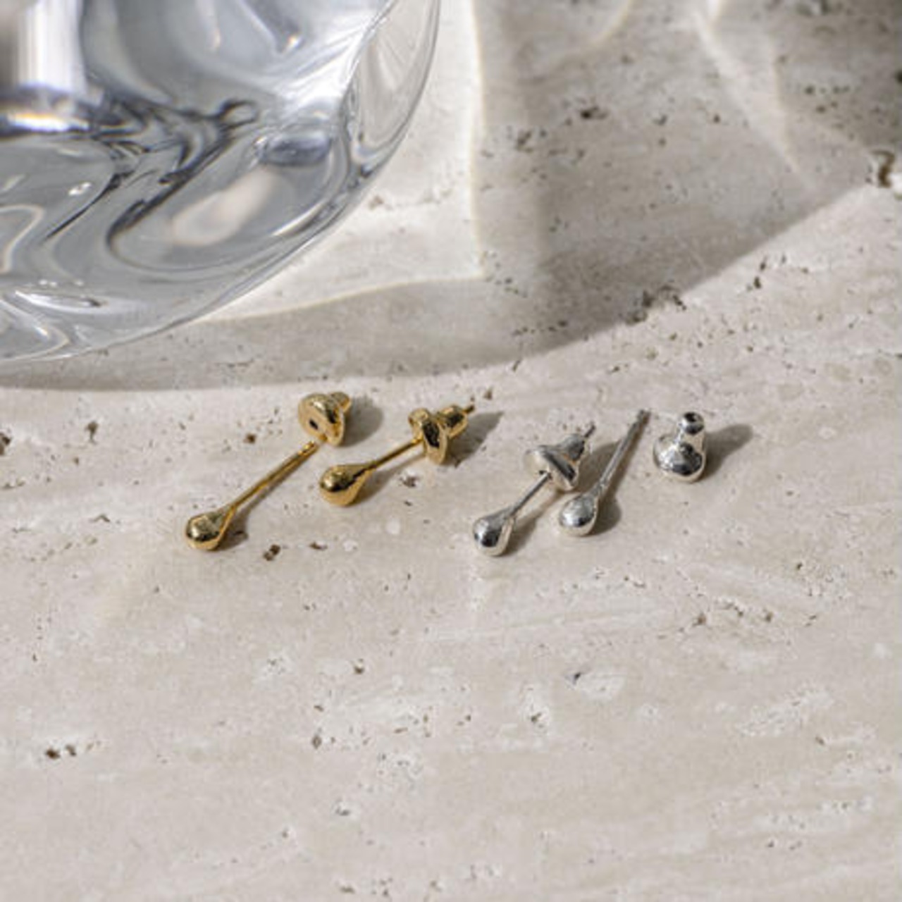 Soierie ソワリー / norme drop tiny pierce (Gold) / ピアス - 2