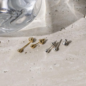 Soierie ソワリー / norme drop tiny pierce (Gold) / ピアス