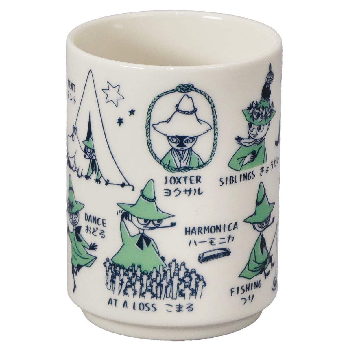 MOOMIN】【AREKOREムーミン スナフキン】SUSHI湯呑（スナフキン